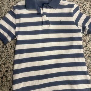 Polo by Ralph Lauren Kids Blue and White Striped Polo